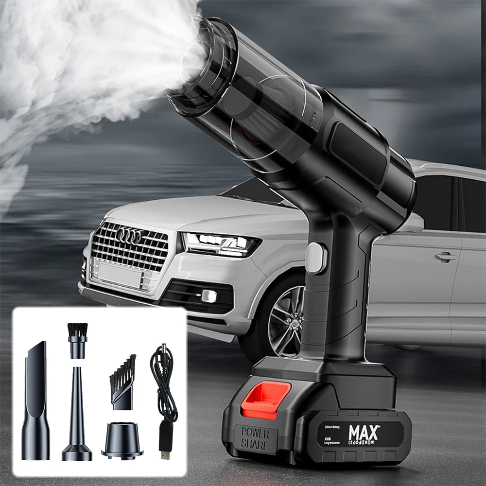 5000Pa Suction Car Vacuum Cleaner High Power 1500mAh Cordless Auto Vacuum Multifunctional Handheld Wireless Dust Blower Car