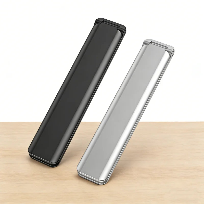 Ultra-thin Mini Magnetic Replicate Mobile Cell Phone Holder Bracket Metal Desktop Stand Universal Support Folding Kickstand Rack