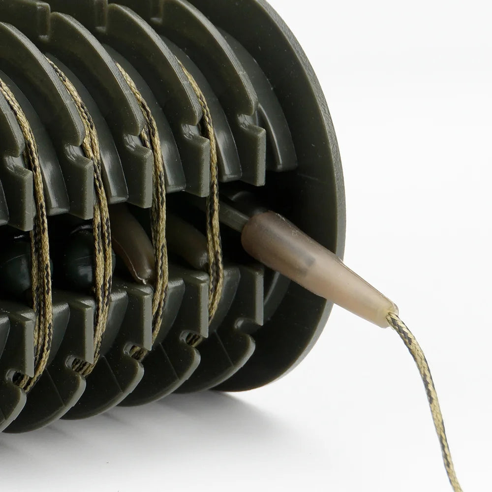 Hirisi Carp Fishing Line Braided Lead Core Carp Leader Line Leadcore Storage for Carp Rig Chod Helicopter Rig Tackle W301