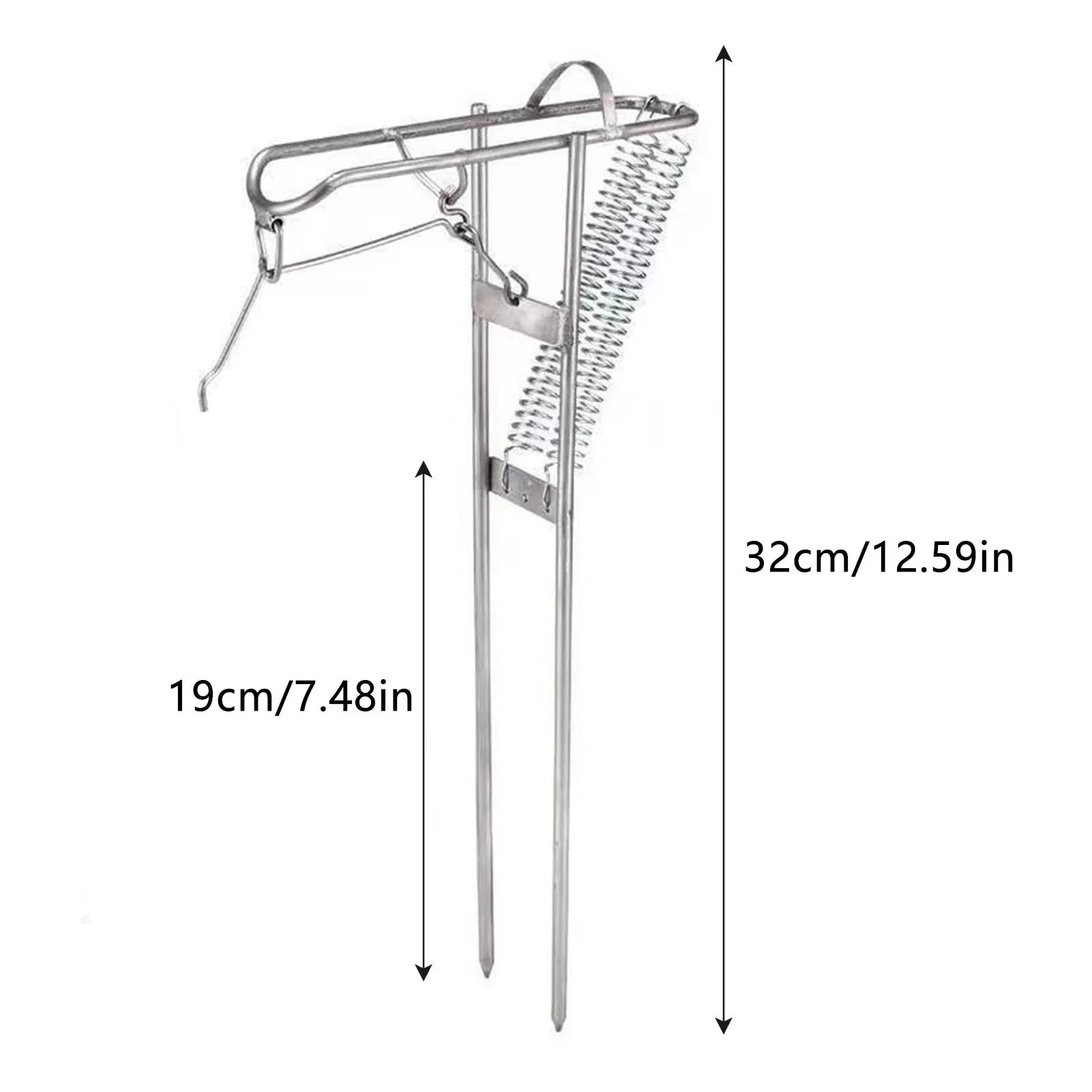 Automatic Spring Fishing Rod Holder Easy to Assemble and Dismantle Rod Holders Fits for Different Sizes of Rods