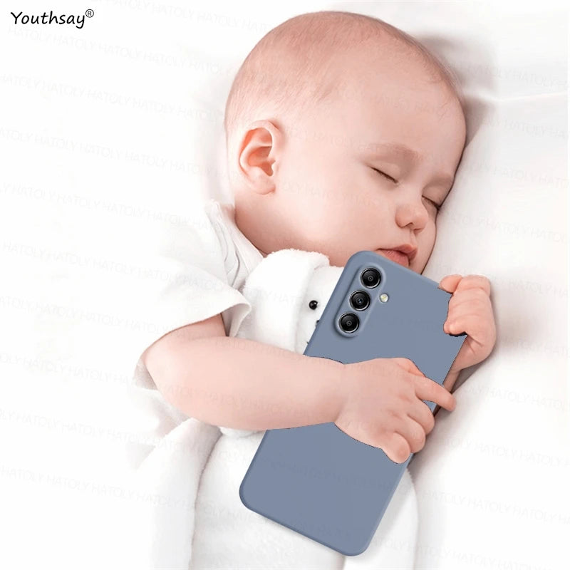 For Samsung Galaxy A16 Case Cover Samsung Galaxy A17 A16 A56 A36 A15 Funda Coque Soft Original Liquid Silicone Case Samsung A16