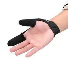 Mănușă de pescuit cu 2 degete, protecție pentru lansare, anti-alunecare, respirabilă – pentru pescuit la crap