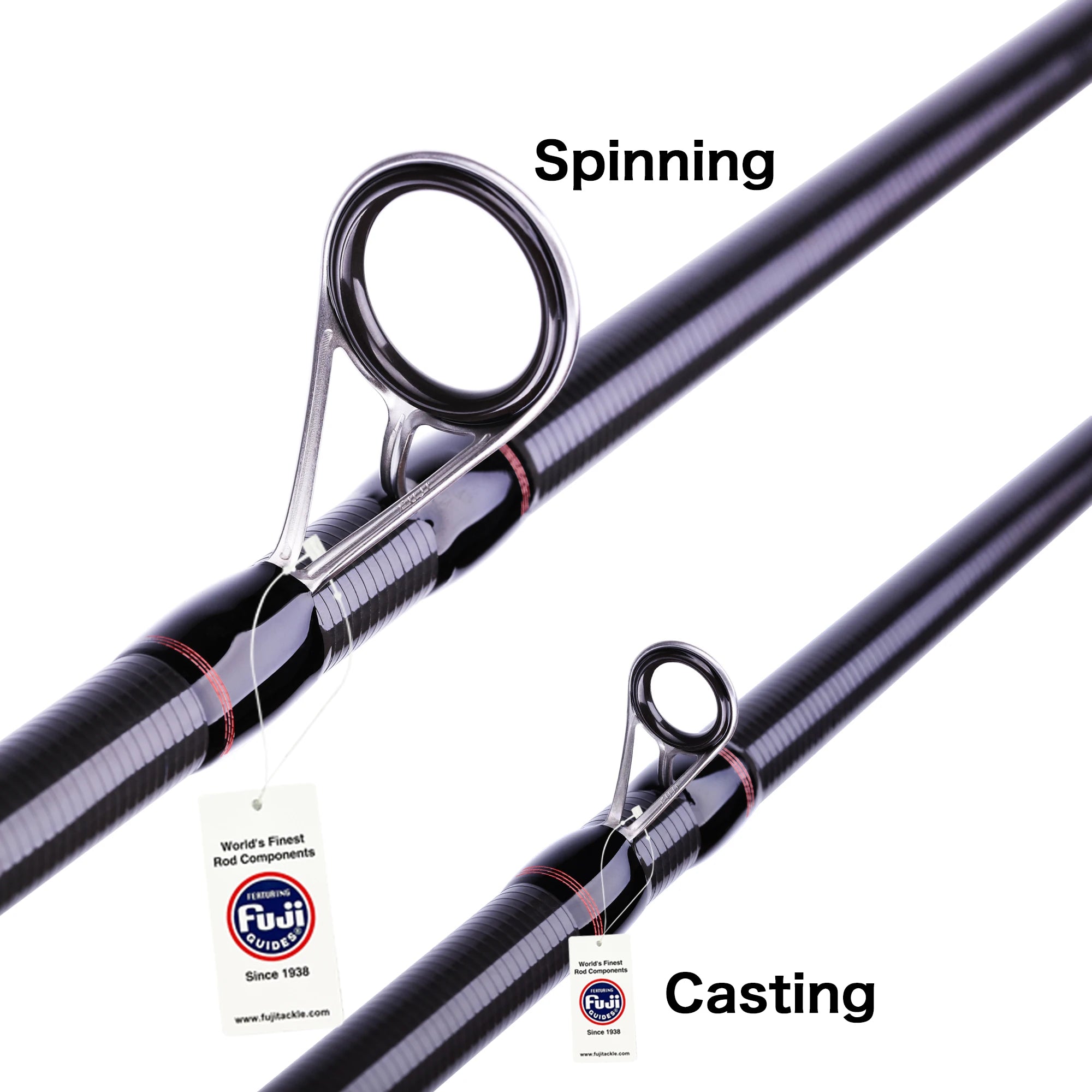 BIUTIFU PHISHGER Traveller Fuji Spinning Bait Casting Lure Bass Fishing Rods 1.8m~3.0m Carbon Ultralight Fast Pole With Tube Bag