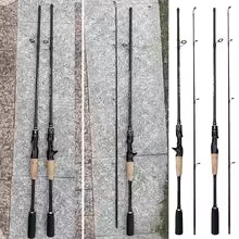 Lansetă spinning carbon 1.65m / 1.8m – ușoară, rezistentă, ideală pentru pescuit la răpitori