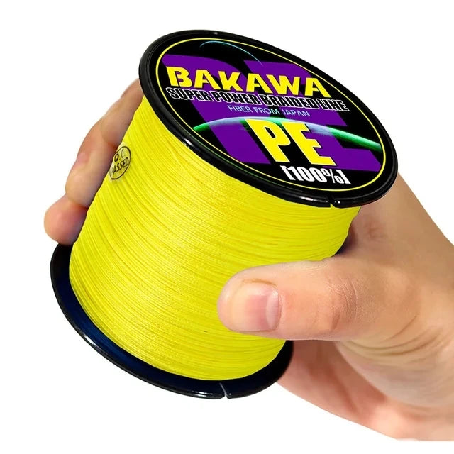 BAKAWA 4 fire împletite fir de pescuit multifilament Pesca 100M 300M 500M 1000M sârmă de crap Japonia rezistentă la abraziune fir PE