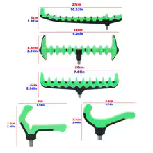 Suport Lanseta Pescuit Tip Feeder / Crap – Cap Suport Undiță din Cauciuc Antiderapant cu Filet Standard 3/8