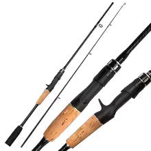 Lansetă spinning carbon 1.65m / 1.8m – ușoară, rezistentă, ideală pentru pescuit la răpitori