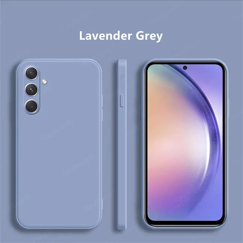 For Samsung Galaxy A16 Case Cover Samsung Galaxy A17 A16 A56 A36 A15 Funda Coque Soft Original Liquid Silicone Case Samsung A16